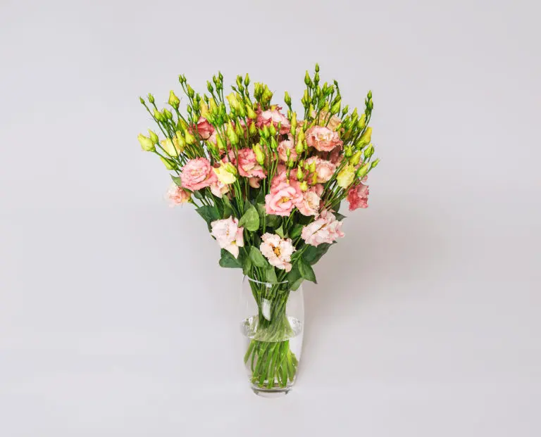 bouquet de lisianthus roses